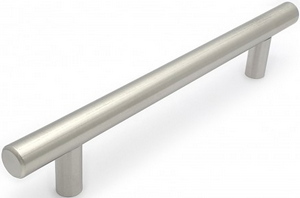 Ручка мебельная рейлинг SOLLER 8925-128 ЛАЙТ SS d-12 мм (50/300)