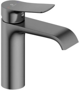 РАКОВИНА  Diadonna  D168-10QH ø35, п/гайку, серый графит, (подводка 50см - 2 шт.) латунный