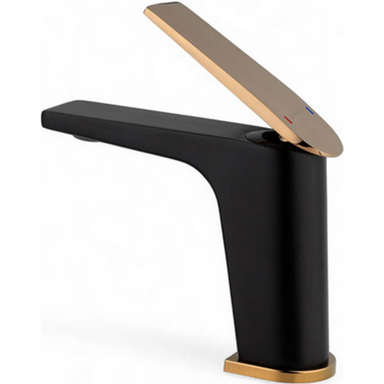 Смеситель для раковины Diadonna D169-10BL, монолитный излив